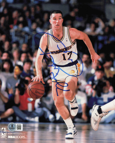Chris Mullin Autographed 8x10 Photo Golden State Warriors Beckett QR #BS12878