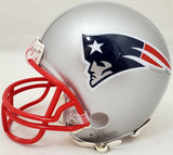 RODNEY HARRISON AUTOGRAPHED SIGNED PATRIOTS SILVER MINI HELMET BECKETT QR 193939