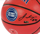 JADEN IVEY Autographed Pistons 75th Anniversary City Edition Basketball PANINI