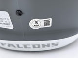 MICHAEL VICK AUTOGRAPHED FALCONS SLATE GRAY FULL SIZE HELMET BECKETT 243610