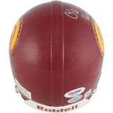 O.J. Simpson Autographed/SIgned USC Trojans VSR4 Mini Helmet Heisman PSA 52749