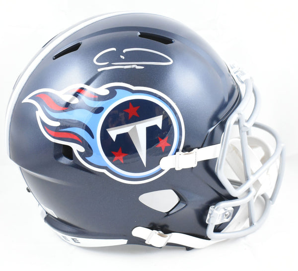 Calvin Ridley Autographed Tennesse Titans F/S Speed Helmet - Beckett W Hologram