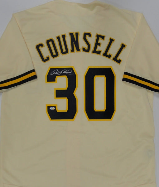 Brewers Manager CRAIG COUNSELL Signed Custom Replica Cream Jersey AUTO