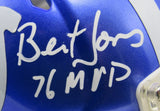 Bert Jones/Roger Carr Autographed/Inscribed Colts Mini Helmet JSA/BAS 201608