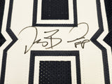 DALLAS COWBOYS DEZ BRYANT AUTOGRAPHED NAVY JERSEY BECKETT BAS WITNESS 230219