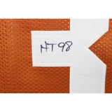 Ricky Williams Autographed/Signed College Style Orange Jersey "HT" TRI 43350