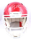 JJ Watt Autographed Texans F/S Flash Speed Authentic Helmet-Beckett W Hologram