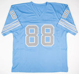 Charlie Sanders "HOF 07" Signed Detroit Lions Jersey (JSA COA) 7xPro Bowl T.E.