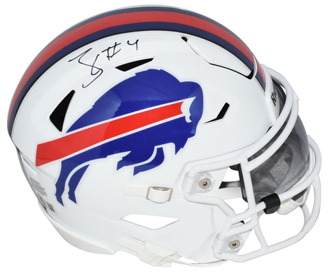 JAMES COOK AUTOGRAPHED BUFFALO BILLS SPEEDFLEX MIDI HELMET BECKETT