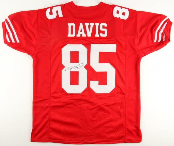 Vernon Davis Signed 49ers Jersey (JSA COA) 2x Pro Bowl (2009, 2013)
