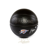 Shai Gilgeous-Alexander Autographed OKC Thunder Premier Replica Ball Panini