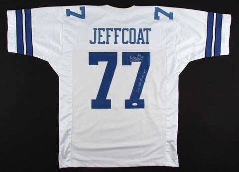 Jim Jeffcoat Signed Cowboys Throwback Jersey Inscribed "2x SB Champs" (JSA Holo)