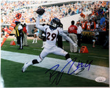 Bradley Roby Autogrpahed Broncos Pick Six 8x10 Photo JSA COA