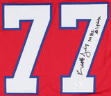 Kenneth Sims Signed Patriots Throwback Jersey Inscribed "1982 #1 Pick" (JSA COA)