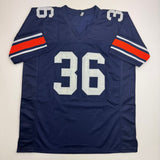 Autographed/Signed Jaylin Simpson Auburn Blue College Jersey JSA COA