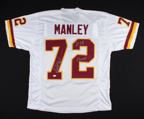 Dexter Manley Signed Washington Redskins Jersey (JSA COA) 2xSuper Bowl Champ D.E