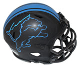 Jameson Williams Signed Detroit Lions Eclipse Mini Helmet BAS 40178