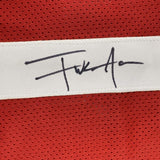 Autographed/Signed FRANK GORE San Francisco Red Jersey JSA COA Auto
