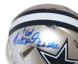 Nate Newton Autographed Dallas Cowboys Mini Helmet w/insc BAS 40209