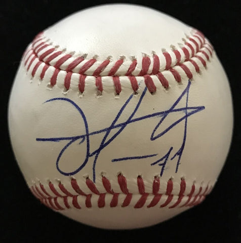 Oscar Taveras Signed OML Baseball (JSA) 22 yr old Cardinal OFer Killed 2014