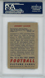 Johnny Lujack Autographed/Signed 1951 Bowman #15 Trading Card PSA Slab 43725