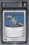 Pete Weber Signed 2019 UD Goodwin Champions Goudey Royal Blue #96 Card BAS Slab
