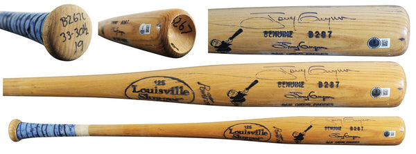 Padres Tony Gwynn Signed Game Used Louisville Slugger Player Model Bat BAS
