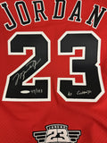 Michael Jordan Autographed & Inscribed "6X CHAMP" Bulls Red Jersey LE 123 UDA