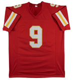 JuJu Smith-Schuster Authentic Signed Red Pro Style Jersey BAS Witnessed