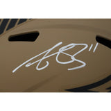 AJ Brown Autographed/Signed Philadelphia Eagles F/S 23 STS Helmet Beckett 48827