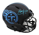 Eddie George Signed Tennessee Titans Speed Authentic Eclipse NFL Helmet