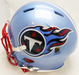 Ryan Tannehill Autographed Titans Flash Full Size Auth Helmet (Smudged) Beckett