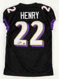 Derrick Henry Signed Baltimore Ravens Jersey (Beckett) Ex Bama Running Back