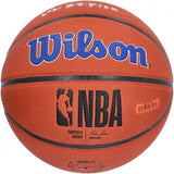 Jonathan Kuminga Warriors Signed Wilson Team Logo Basketball w/"#7 Pick" Insc