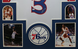 FRAMED PHILADELPHIA 76ERS ALLEN IVERSON AUTOGRAPHED SIGNED JERSEY JSA COA