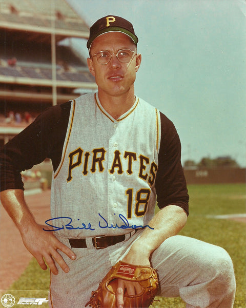 Pittsburgh Pirates NL ROY & WS Champ BILL VIRDON (d) Signed 8x10 Photo #1 AUTO