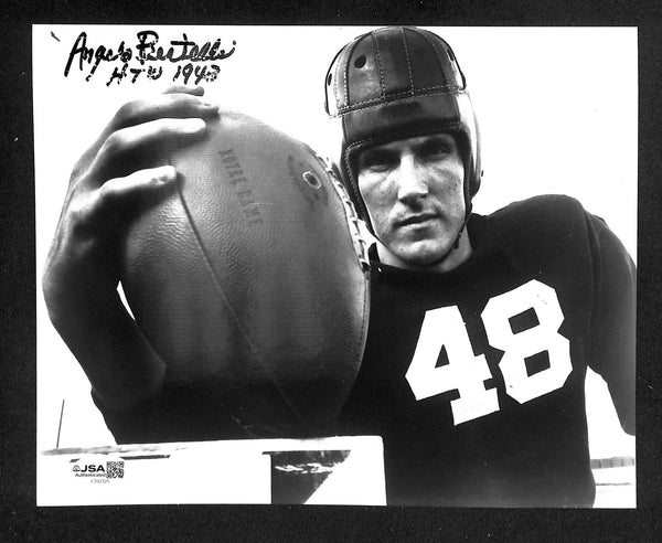 Angelo Bertelli Signed/Autographed 8x10 Photo Notre Dame Heisman JSA 214255