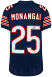 Kyle Monangai (BEARS) Signed Navy Custom Football Jersey - (JSA COA)