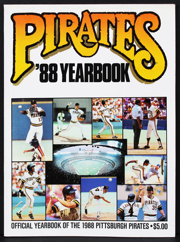 1988 Pittsburgh Pirates Official Yearbook Magazine