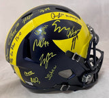 NEW MICHIGAN WOLVERINES SIGNED SPEED REP HELMET - JJ McCARTHY BLAKE CORUM & MORE