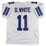 Danny White "SB XII Champs" Signed White Pro Style Jersey BAS Witnessed 2