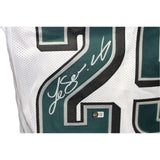 Lesean McCoy Autographed/Signed Pro Style White Jersey Beckett 42801