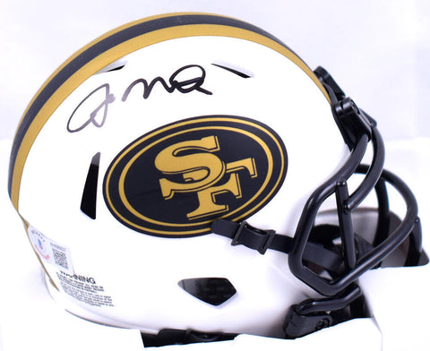 Joe Montana Autographed San Francisco 49ers Lunar Speed Mini Helmet-Beckett Holo