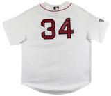 Red Sox David Ortiz Signed White 2004 WS Logo M&N CC Jersey BAS Wit #2W964332