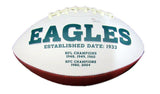 Trey Burton Eagles Super Bowl LII Philly Special Signed Logo Football JSA 131788