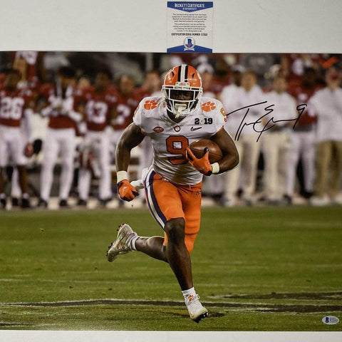 Autographed/Signed TRAVIS ETIENNE JR Clemson Tigers 16x20 Photo BAS COA #2