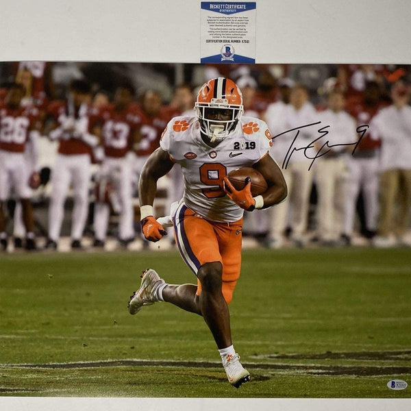 Autographed/Signed TRAVIS ETIENNE JR Clemson Tigers 16x20 Photo BAS COA #2