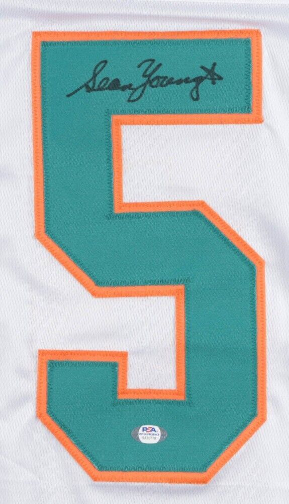 Sean Young (Ray Finkle) Signed Laces Out Jersey (PSA) Ace Ventura Miam ...