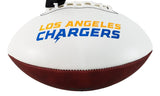 Ladainian Tomlinson Signed Los Angles Chargers Logo Football GTSM