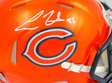 Cole Kmet Autographed Chicago Bears Flash Speed Mini Helmet-Beckett W Hologram